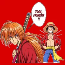 Casquette Kenshin « L'élève dépasse le Maître... » – Parodie One Piece