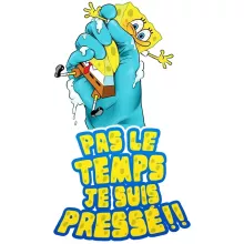 Casquette Enfant Bob « Eponge pressée... » – Parodie Bob l'éponge
