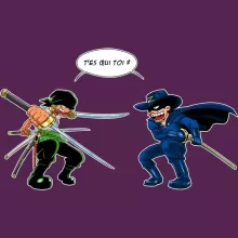 T-shirt Femme Zoro Roronoa « D'un Z qui veut dire... (Version qui dégénère » – Parodie One Piece