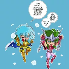 Body bébé Shun « Faisons l'Amour, pas la Guerre !! » – Parodie Saint Seiya