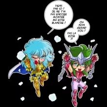 Sweat à capuche Enfant Shun « Faisons l'Amour, pas la Guerre !! » – Parodie Saint Seiya