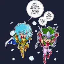 Sweat-Shirt à capuche Shun « Faisons l'Amour, pas la Guerre !! » – Parodie Saint Seiya