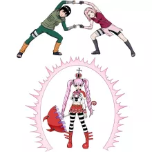 Sakura Mug “Sakura, Rock Lee and Perona” – Naruto parody