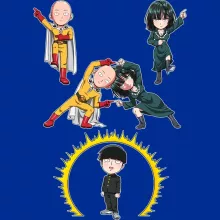 Shigeo Kageyama Mug “Shigeo kageyama aka Mob, Saitama and Fubuki” – One-Punch Man parody