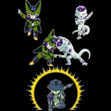 Cell Tank Top “Cell, Frieza and Meruem” – Dragon Ball Z parody