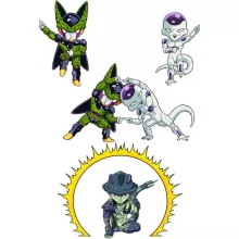 Cell Mok “Cell, Freezer and Meruem” – Dragon Ball Z parodie