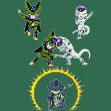 Cell Tasse “Cell, Freezer and Meruem” – Parodie auf Dragon Ball Z