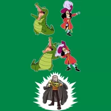 Herr Krokodil Barnens keps “Herr Krokodil den Shichibukai” – Parodi One Piece