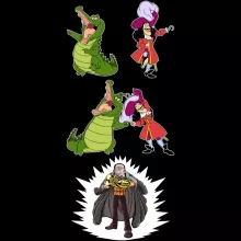 Sir Crocodile Baby's T-shirt “Sir Crocodile the Shichibukai” – One Piece parody