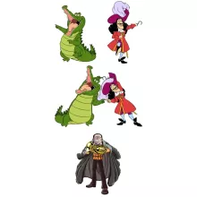 Sir Crocodile Kids T-Shirt “Sir Crocodile the Shichibukai” – One Piece parody