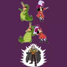 Sir Crocodile Women T-shirt “Sir Crocodile the Shichibukai” – One Piece parody