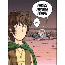 Débardeur Enfant Fille Gandalf « Fuyez, pauvre fou !! » – Parodie One-Punch Man