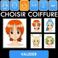 Sweat à capuche Enfant Nami « Générateur de personnages » – Parodie One Piece
