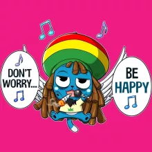 Happy Vrouwen Tank Top – Fairy Tail parodie