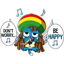Happy totebag – Fairy Tail parody