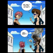 Coque Téléphone Portable Natsu Dragnir « Hey mec, t'as pas du feu ? » – Parodie Fairy Tail