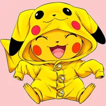 Body bébé (Filles) Pikachu Cosplayé « Imbattable dans les concours de Cosplay... » – Parodie Pokémon