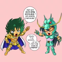 Body bébé (Filles) Shura « J't'ai cassé là ! » – Parodie Saint Seiya