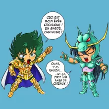 Body bébé Shura « J't'ai cassé là ! » – Parodie Saint Seiya