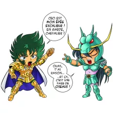 Casquette Enfant Shura « J't'ai cassé là ! » – Parodie Saint Seiya