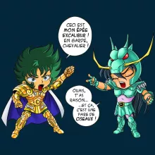 Bonnet Shura « J't'ai cassé là ! » – Parodie Saint Seiya