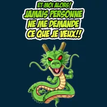 Bonnet Shenron « Jamais personne me demande ce que je veux » – Parodie Dragon Ball Z