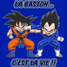 Casquette Sangoku « La Baston, c'est la Vie ! » – Parodie Dragon Ball Z
