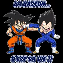 Débardeurs Enfants Sangoku « La Baston, c'est la Vie ! » – Parodie Dragon Ball Z