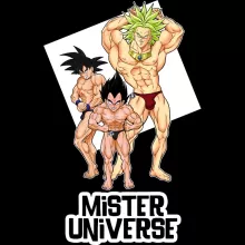 Son-Goku T-Shirt “Son-Goku, Vegeta und Broly” – Parodie auf Dragon Ball Z