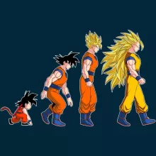 Berretto Son Goku “La teoria dell'evoluzione” – Parodia dei Dragon Ball Z
