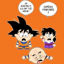 Mug Sangoku « Le comique de répétition... » – Parodie Dragon Ball Z