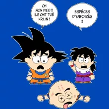T-shirt Enfant Sangoku « Le comique de répétition... » – Parodie Dragon Ball Z