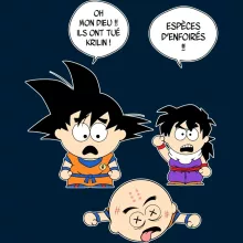 totebag Sangoku « Le comique de répétition... » – Parodie Dragon Ball Z