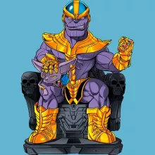 Thanos Kinder Kappe “Thanos von Avengers und Beerus von Dragon Ball Super” – Parodie auf Dragon Ball Super