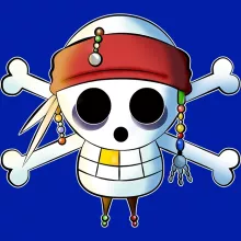 Casquette Enfant Luffy « Le Drapeau Pirate du Capitaine Jack à la Sauce Manga » – Parodie One Piece