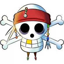 Maglietta Rufy “Rufy e Jack Sparrow” – Parodia dei One Piece