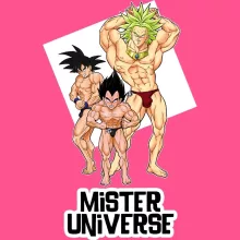 Son-Goku Mädchen Kinder Tank top “Son-Goku, Vegeta und Broly” – Parodie auf Dragon Ball Z