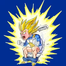 Mug Végéta « Le Prince de la Super grosse commission ! » – Parodie Dragon Ball Super