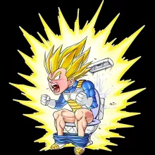 Sac à bandoulière Végéta « Le Prince de la Super grosse commission ! » – Parodie Dragon Ball Super