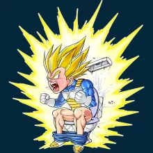 Bonnet Végéta « Le Prince de la Super grosse commission ! » – Parodie Dragon Ball Super