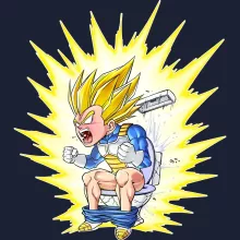 Sweat-Shirt à capuche Végéta « Le Prince de la Super grosse commission ! » – Parodie Dragon Ball Super