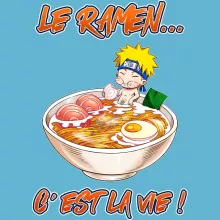 Body bébé Naruto Uzumaki « Le Ramen... C'est la vie ! » – Parodie Naruto
