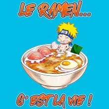 Casquette Naruto Uzumaki « Le Ramen... C'est la vie ! » – Parodie Naruto