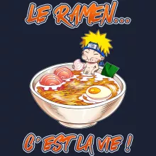 Sweat-Shirt à capuche Naruto Uzumaki « Le Ramen... C'est la vie ! » – Parodie Naruto
