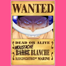 Débardeur Enfant Fille Edward Newgate « Le Wanted secret... » – Parodie One Piece