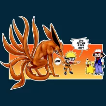 Pikachu Beanie “Pikachu, Ash and Kyubi” – Pokémon parody