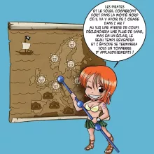 Body bébé Nami « Les prévisions de Météo Pirate pour le prochain épisode ! » – Parodie One Piece