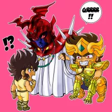 Débardeur Enfant Fille Aiolia « Les Rues du Sanctuaire de plus en plus mal fréquentées... » – Parodie Saint Seiya
