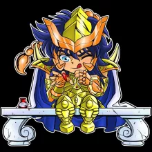 Gold Saint Scorpio Milo T-Shirt – Parodie auf Saint Seiya
