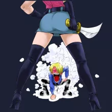 Felpa con cappuccio Sanji – Parodia dei One Piece